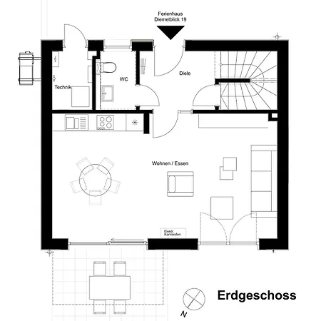 Diemelblick 19 - Besonders Familienfreundlich Mit Terrasse, Sauna Und Garten Fuer 4 Gaeste *